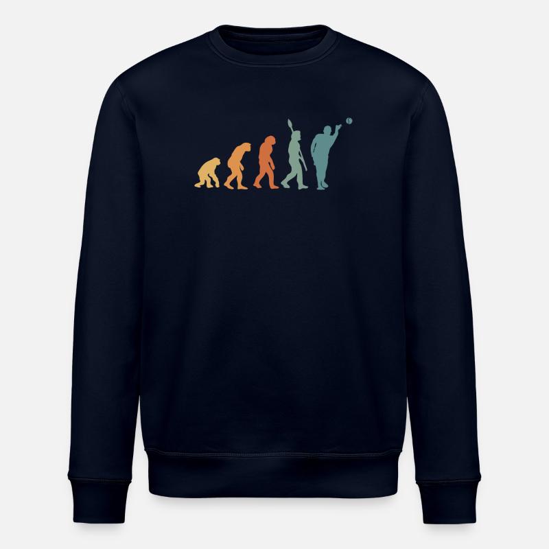 Pétanque Evolution Retro - Stanley/Stella ROLLER Unisex Organic Sweatshirt - navy
