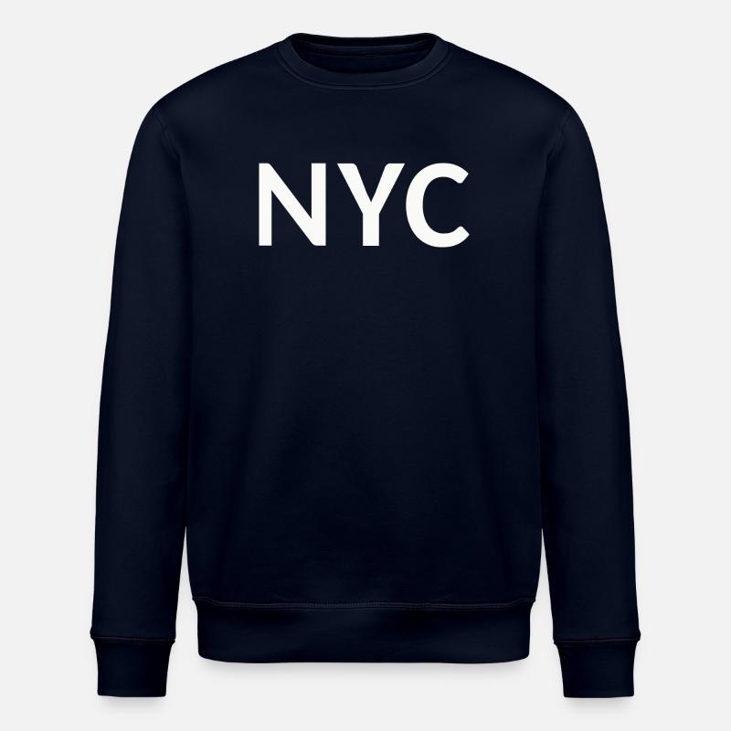 NYC Schriftzug - Stanley/Stella Unisex Bio-Sweatshirt ROLLER - Navy