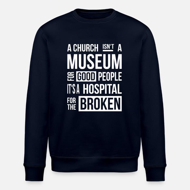Church Museum - Stanley/Stella Unisex Bio-Sweatshirt ROLLER - Navy