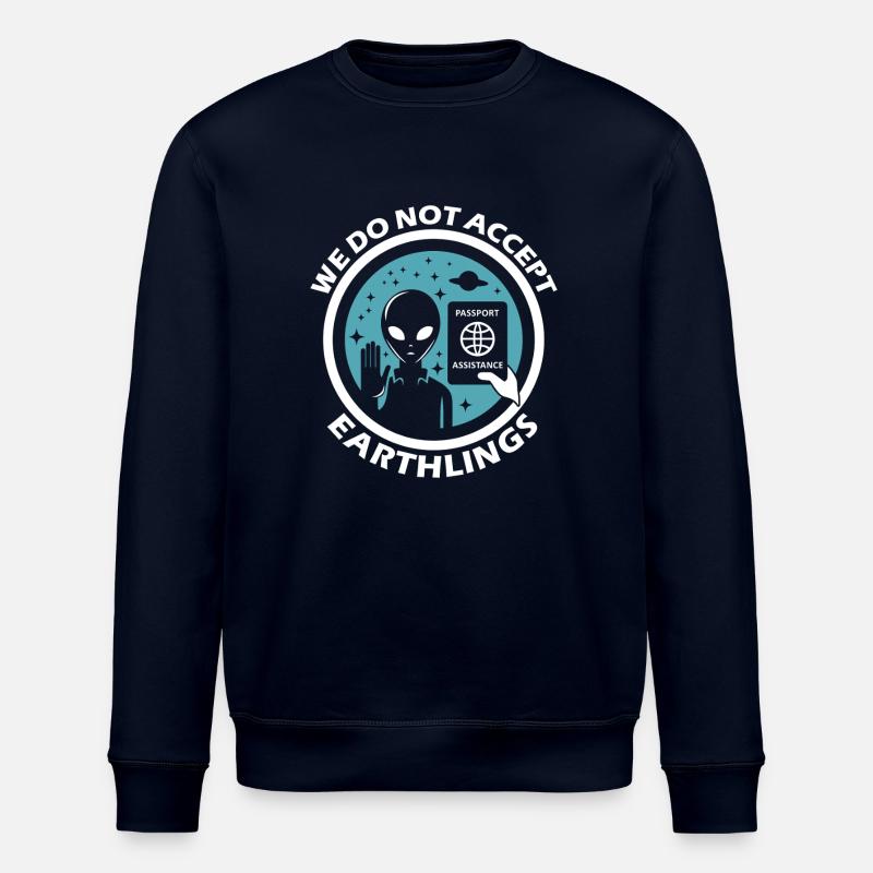 Interplanetare Einwanderung - Stanley/Stella Unisex Bio-Sweatshirt ROLLER - Navy