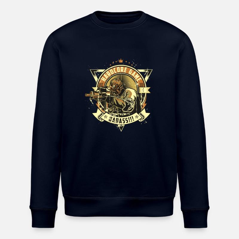 Nerd Gamer Conceptions Badass3 - Sweat bio ROLLER Stanley/Stella Unisexe - marine