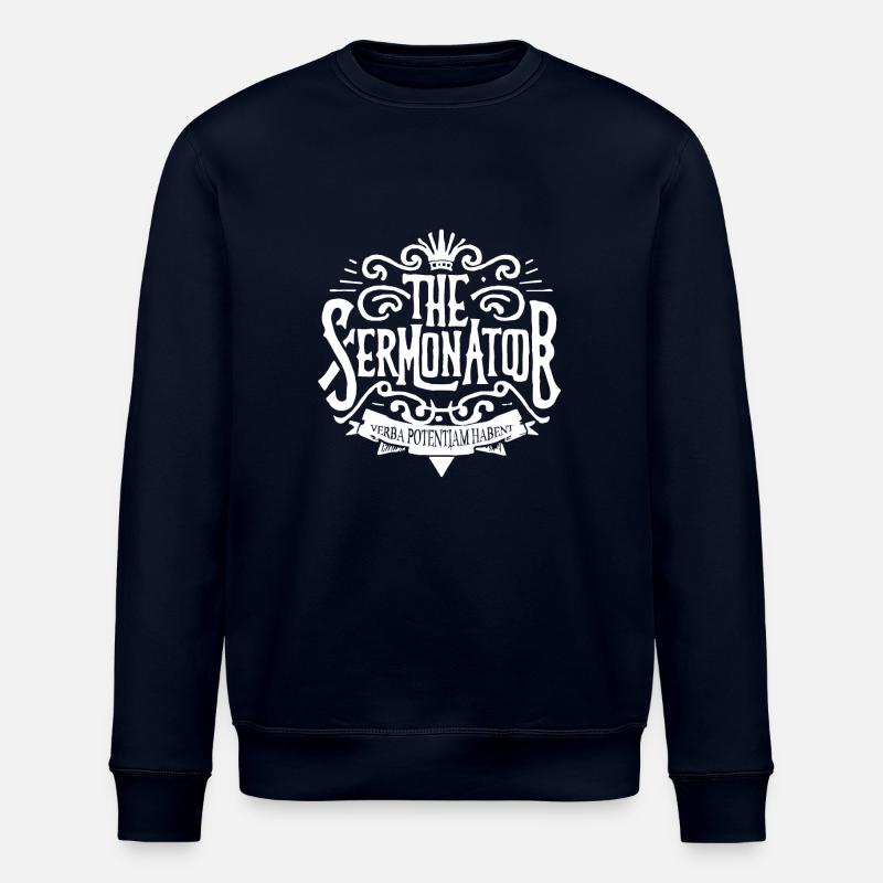 The Sermonator - Stanley/Stella ROLLER Unisex Organic Sweatshirt - navy