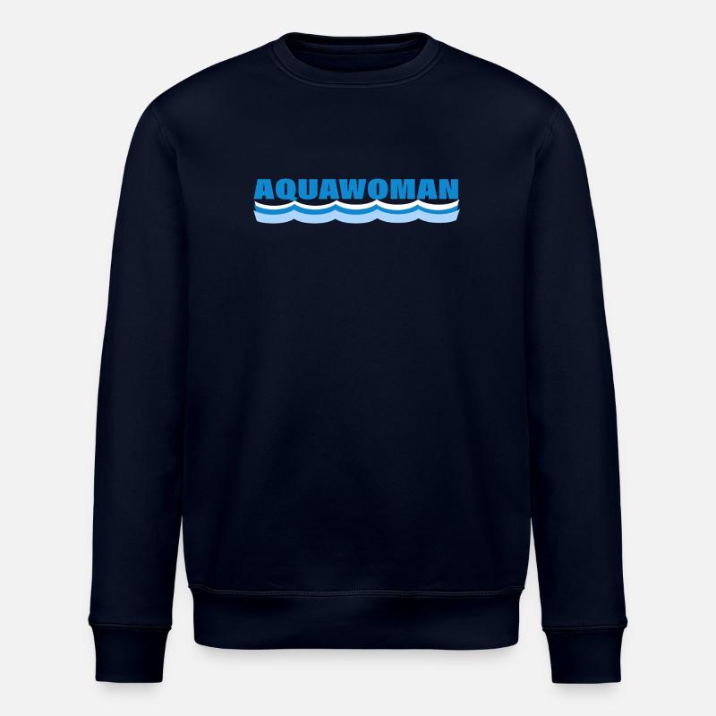 AQUAWOMAN - Stanley/Stella Unisex Bio-Sweatshirt ROLLER - Navy