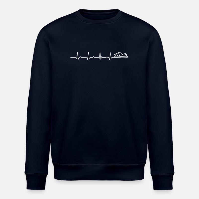Awaiting design image - Stanley/Stella ROLLER Unisex Organic Sweatshirt - navy