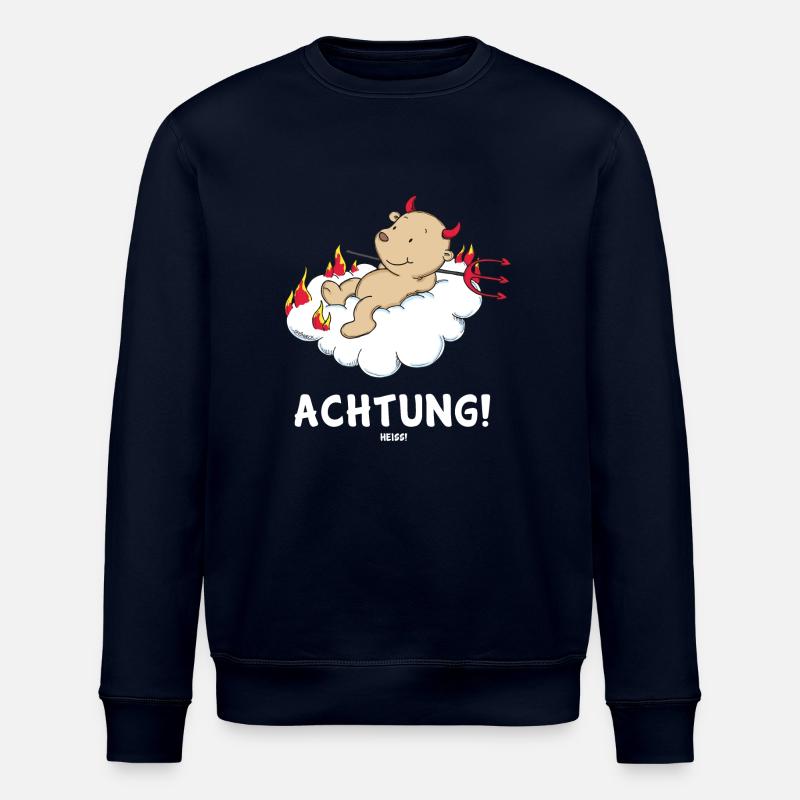 Engel_Teufel heiss - Stanley/Stella Unisex Bio-Sweatshirt ROLLER - Navy