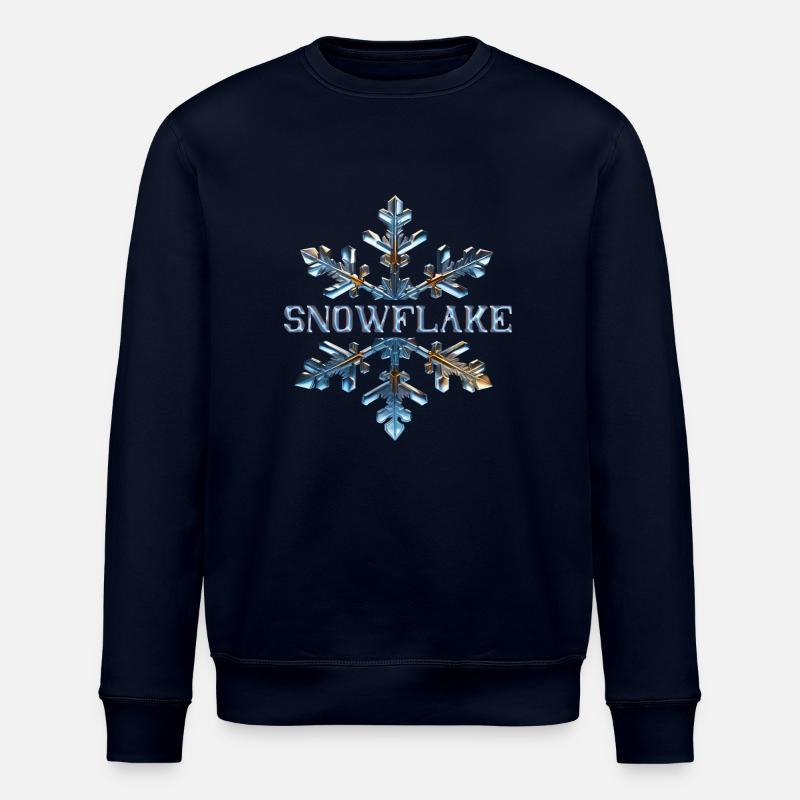 Flocon de neige - Sweat bio ROLLER Stanley/Stella Unisexe - marine