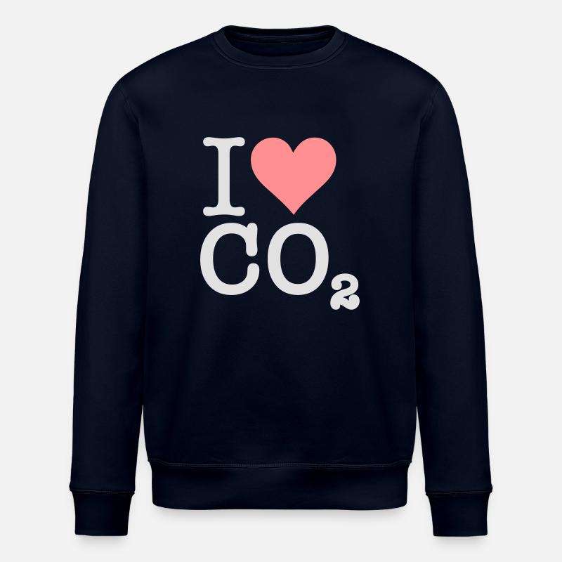 J'aime le CO2 - Sweat bio ROLLER Stanley/Stella Unisexe - marine