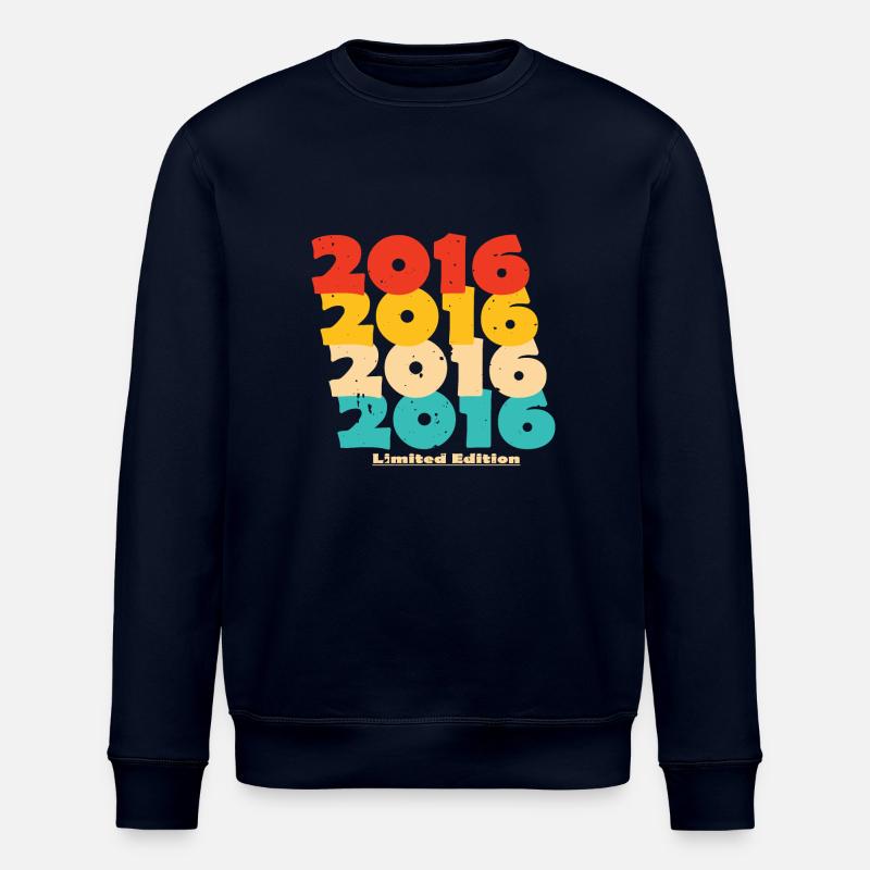2016: Limited Edition - 8th Anniversary - Stanley/Stella ROLLER Unisex Organic Sweatshirt - navy