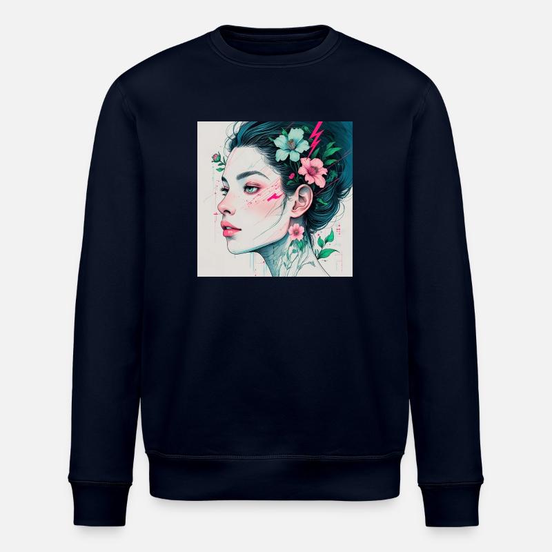 Art - Sweat bio ROLLER Stanley/Stella Unisexe - marine
