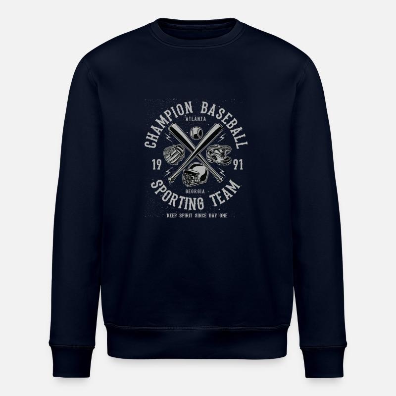 Champion de baseball - Sweat bio ROLLER Stanley/Stella Unisexe - marine