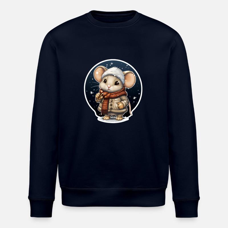 Wintermäuschen - Stanley/Stella Unisex Bio-Sweatshirt ROLLER - Navy