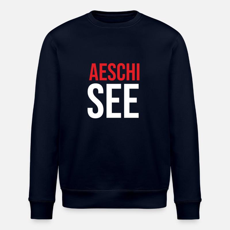 Aeschisee Souvenir - Stanley/Stella Unisex Bio-Sweatshirt ROLLER - Navy