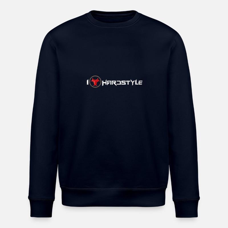 I love Hardstyle - Stanley/Stella Unisex Bio-Sweatshirt ROLLER - Navy