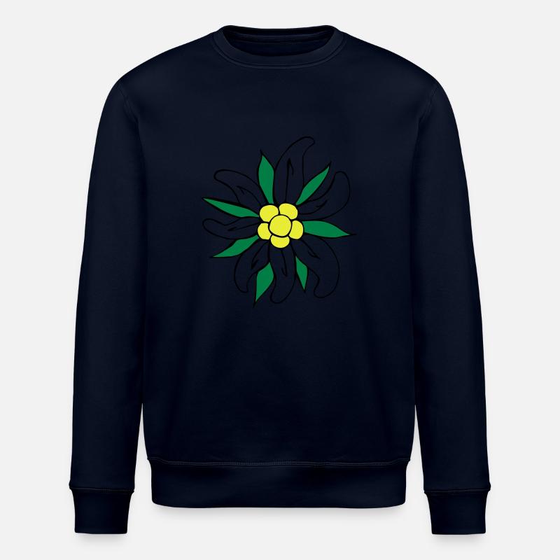 edelweiß_3 - Stanley/Stella Unisex Bio-Sweatshirt ROLLER - Navy