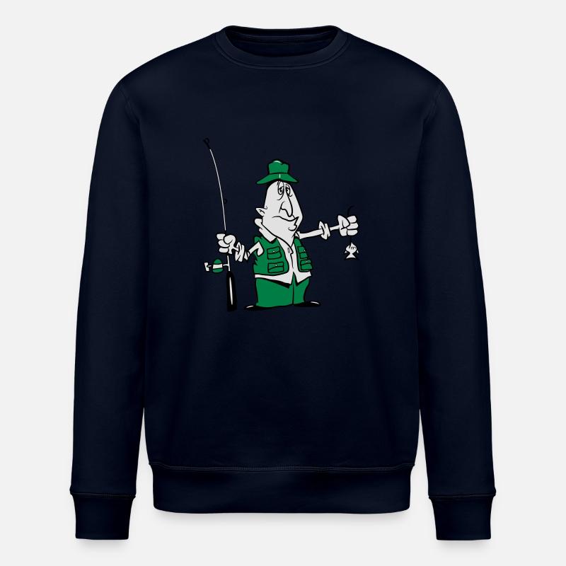 pas drôle de pêche - Sweat bio ROLLER Stanley/Stella Unisexe - marine