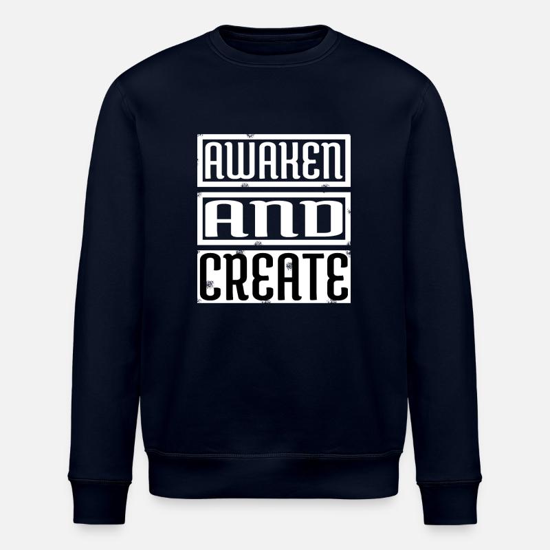 bday personal enlightenment funny sayings - Stanley/Stella Unisex Bio-Sweatshirt ROLLER - Navy