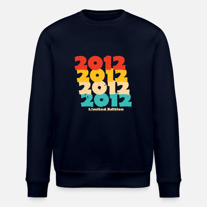 2012: Limited Edition - 12th Anniversary - Stanley/Stella ROLLER Unisex Organic Sweatshirt - navy