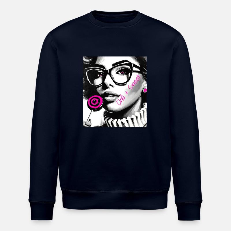Chill & Süß - Stanley/Stella Unisex Bio-Sweatshirt ROLLER - Navy