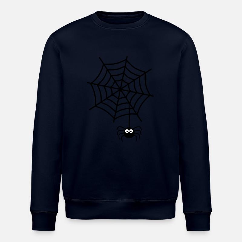 Spinnennetz Spinne - Stanley/Stella Unisex Bio-Sweatshirt ROLLER - Navy