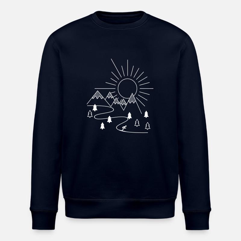 Ski - Stanley/Stella Unisex Bio-Sweatshirt ROLLER - Navy