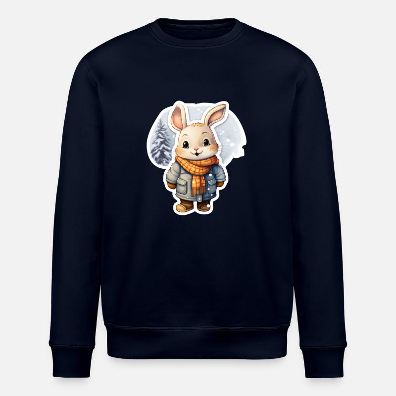 Winter Hase - Stanley/Stella Unisex Bio-Sweatshirt ROLLER - Navy