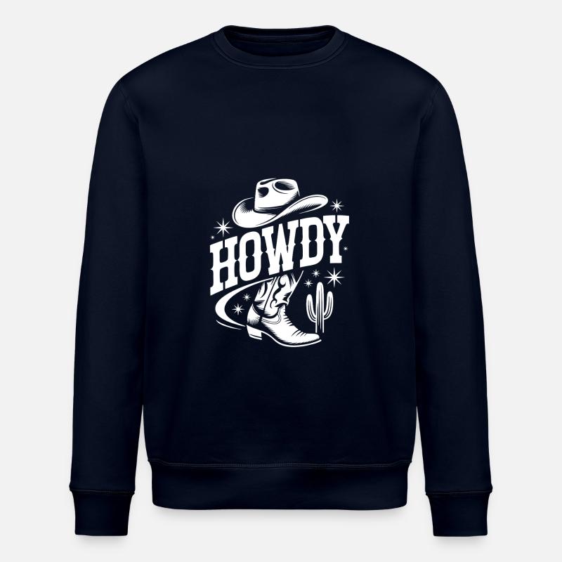 Howdy Country Dance Linedance - Stanley/Stella Unisex Bio-Sweatshirt ROLLER - Navy