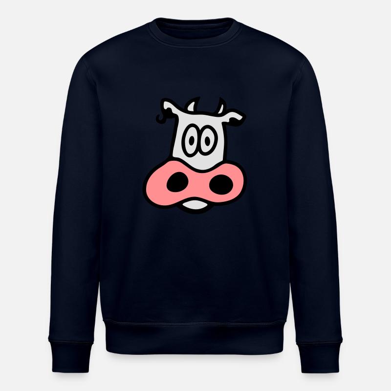 Kuh 3 - Stanley/Stella Unisex Bio-Sweatshirt ROLLER - Navy