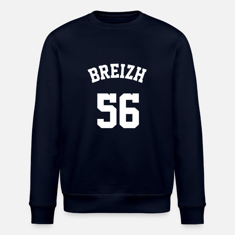 BRITAIN BREIZH 56 - Stanley/Stella Unisex Bio-Sweatshirt ROLLER - Navy