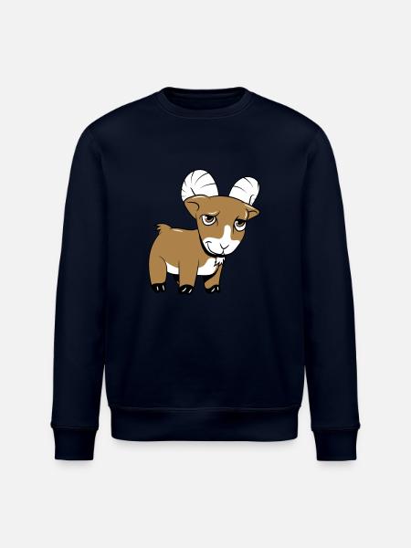 Ziege freundlich lieb - Stanley/Stella Unisex Bio-Sweatshirt ROLLER - Navy