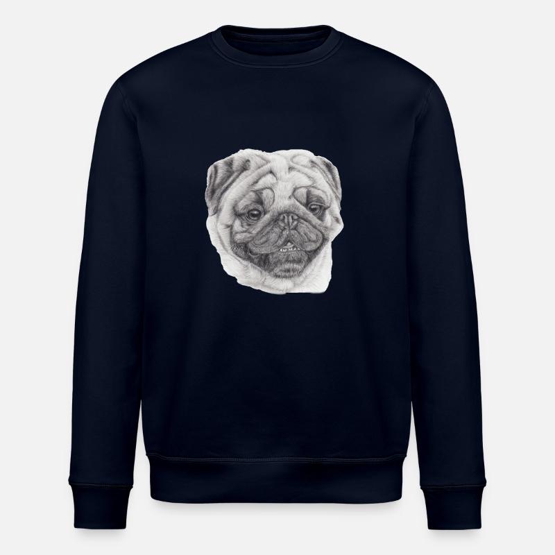Mops Mops 2 - Stanley/Stella Unisex Bio-Sweatshirt ROLLER - Navy