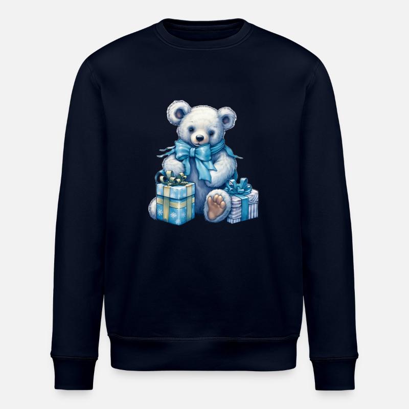 Blue Teddy 5 - Stanley/Stella ROLLER Unisex Organic Sweatshirt - navy
