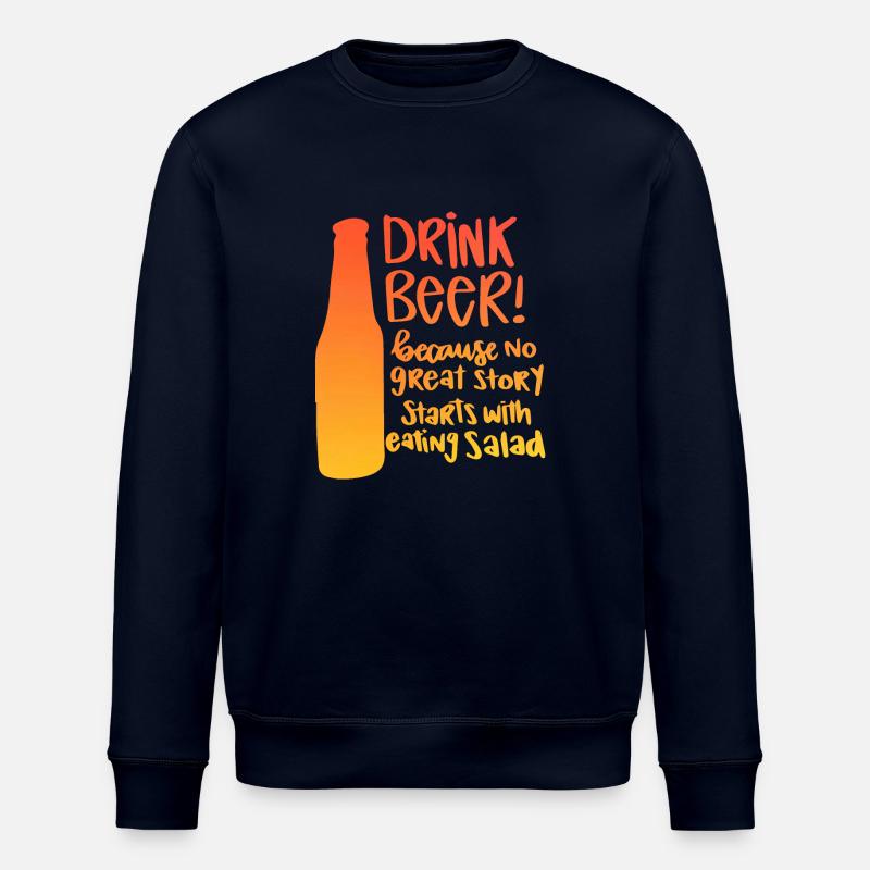 Drink Beer - Stanley/Stella Unisex Bio-Sweatshirt ROLLER - Navy