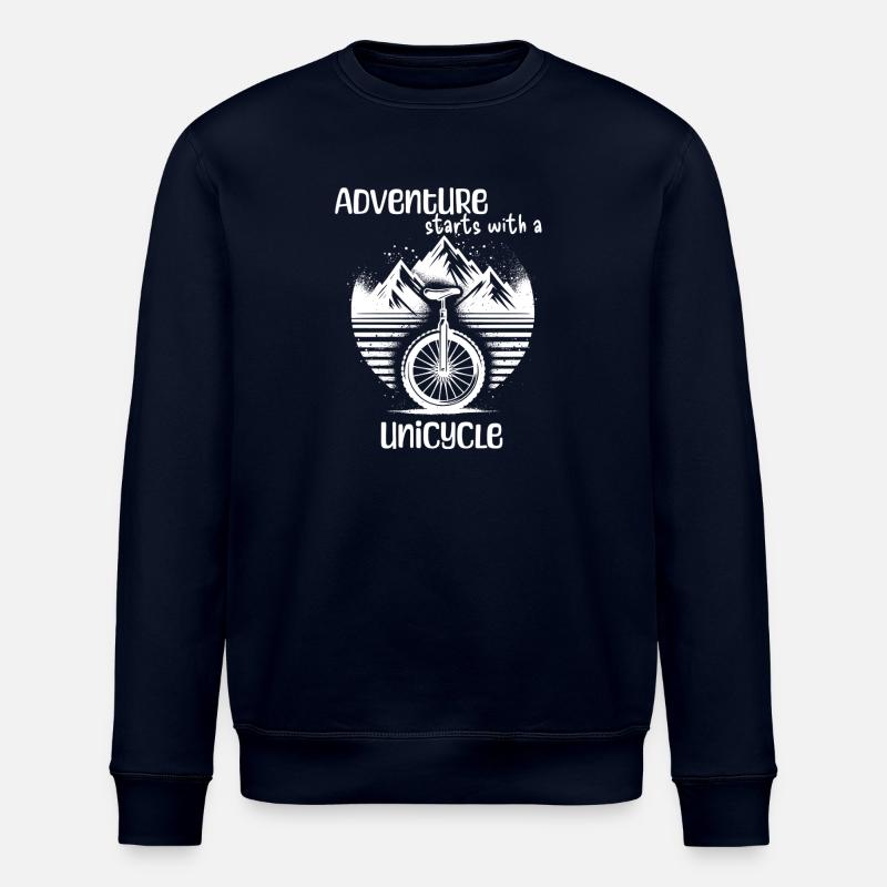 monocycle aventure muni - Sweat bio ROLLER Stanley/Stella Unisexe - marine