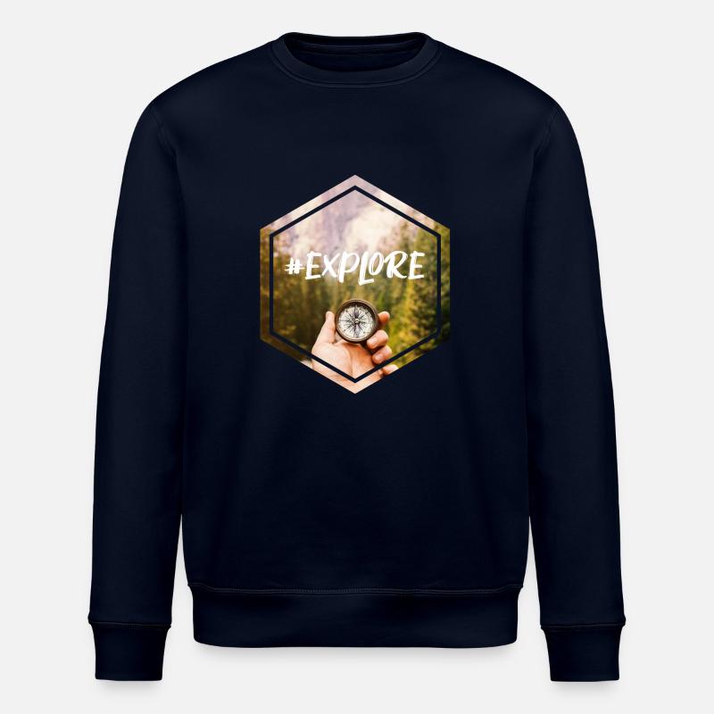 #explore - Stanley/Stella ROLLER Unisex Organic Sweatshirt - navy