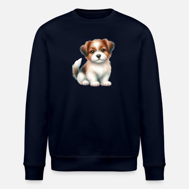 Süßer Hund - Stanley/Stella Unisex Bio-Sweatshirt ROLLER - Navy