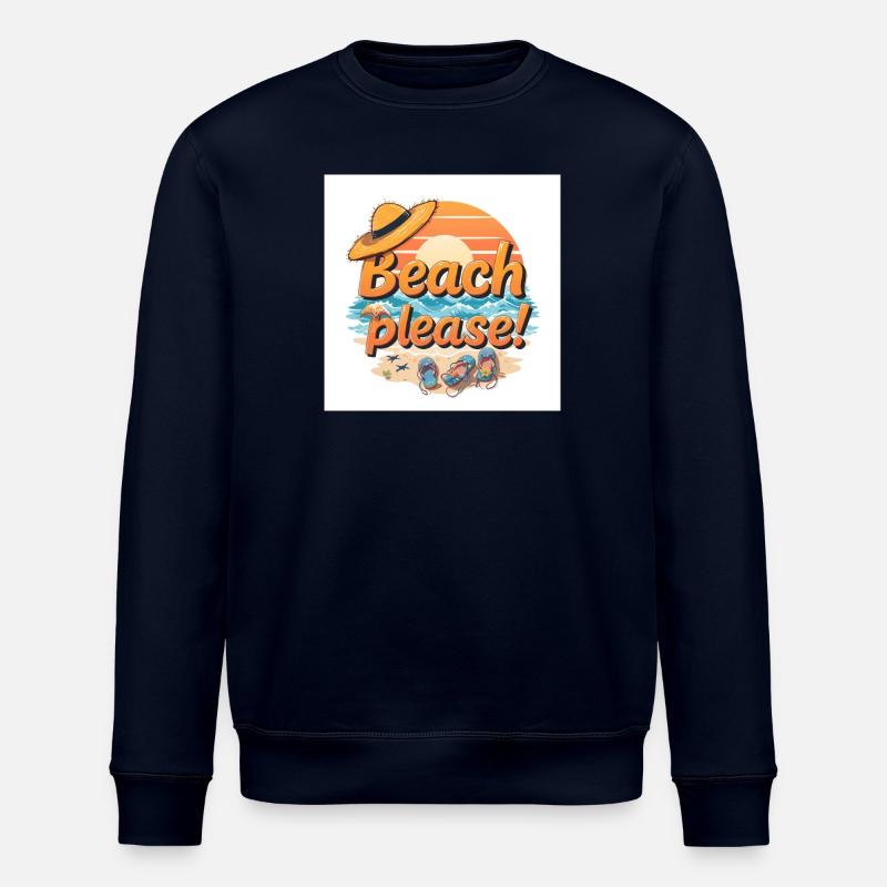 Strand Bitte Motiv - Stanley/Stella Unisex Bio-Sweatshirt ROLLER - Navy