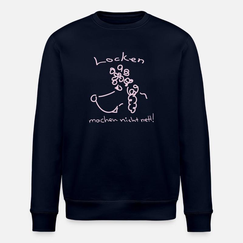 Locken_machen_nicht_nett - Stanley/Stella Unisex Bio-Sweatshirt ROLLER - Navy