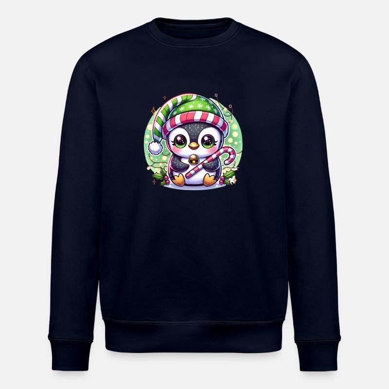 Weihnachtspinguin - Stanley/Stella Unisex Bio-Sweatshirt ROLLER - Navy