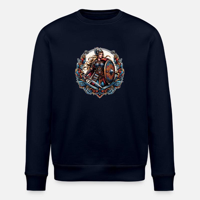 Vierge bouclier - Sweat bio ROLLER Stanley/Stella Unisexe - marine