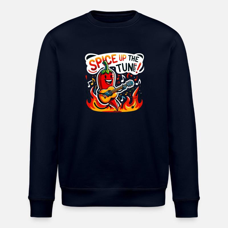 Pimentez la mélodie - Sweat bio ROLLER Stanley/Stella Unisexe - marine