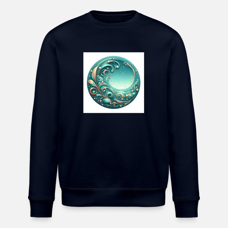 Türkiser Flair - Stanley/Stella Unisex Bio-Sweatshirt ROLLER - Navy