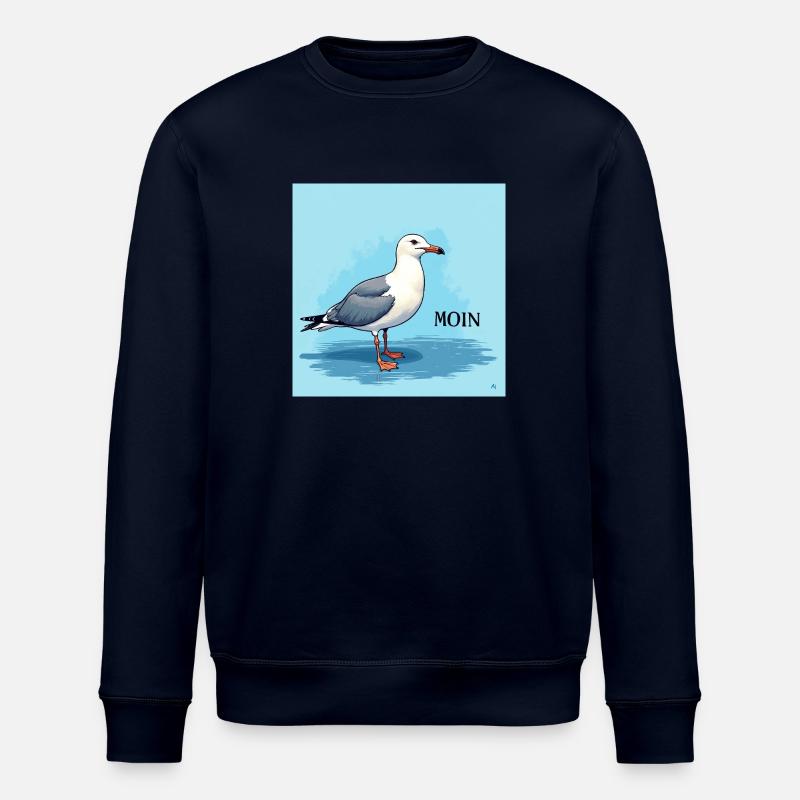 Moin, Möwe - Stanley/Stella Unisex Bio-Sweatshirt ROLLER - Navy