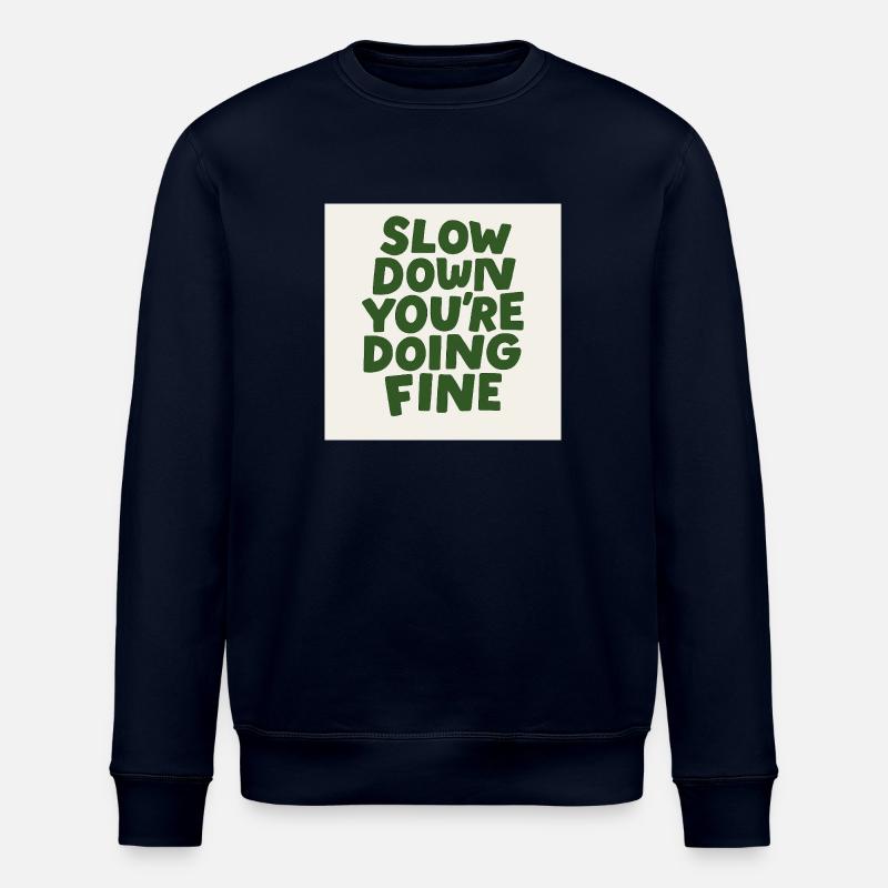 Ralentir les vibrations - Sweat bio ROLLER Stanley/Stella Unisexe - marine
