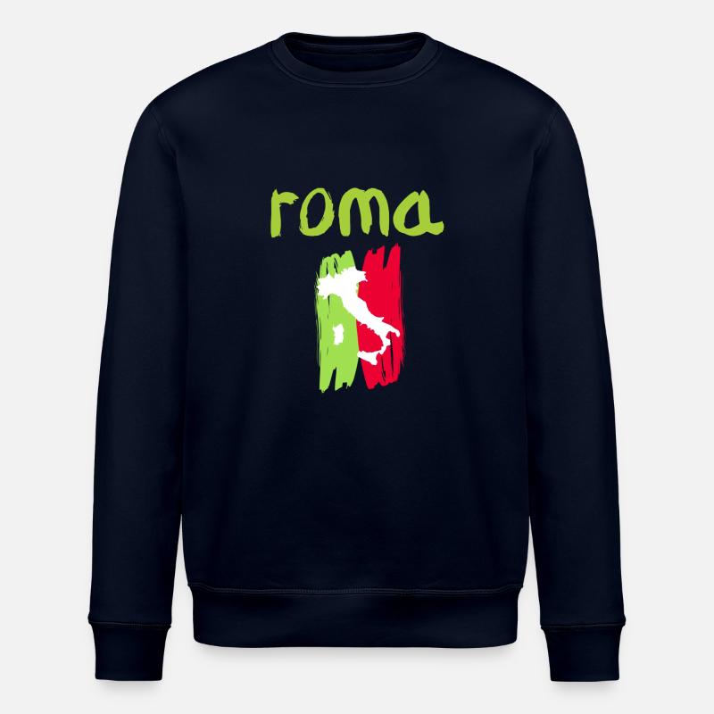 Roma Rome Rom - Stanley/Stella Unisex Bio-Sweatshirt ROLLER - Navy