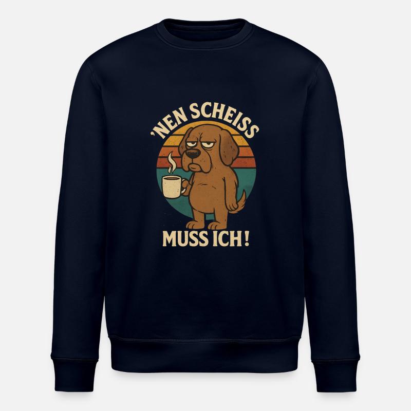 N Scheiß muss ich - Stanley/Stella Unisex Bio-Sweatshirt ROLLER - Navy