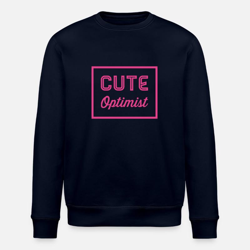 Cute optimist - Geschenkidee - Stanley/Stella Unisex Bio-Sweatshirt ROLLER - Navy