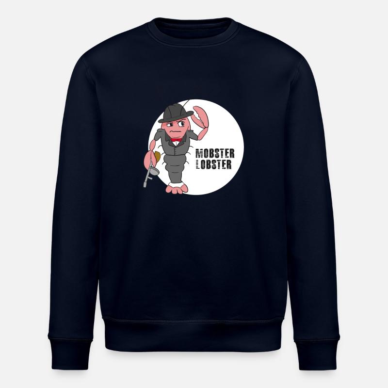 Mobster Lobster - Stanley/Stella Unisex Bio-Sweatshirt ROLLER - Navy