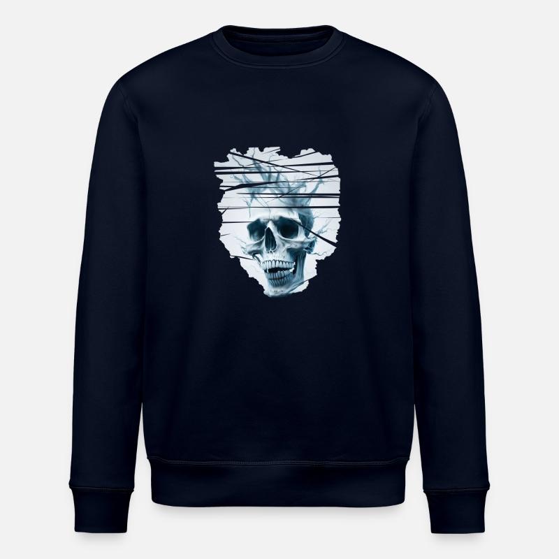 abby skull - Stanley/Stella Unisex Bio-Sweatshirt ROLLER - Navy