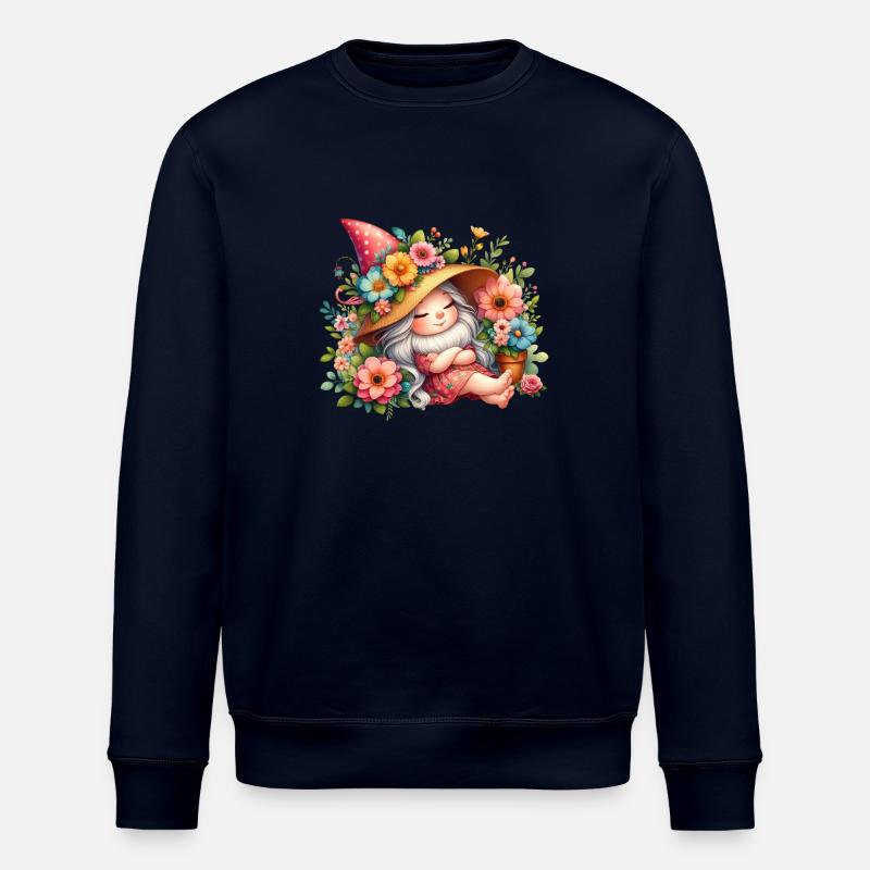 Garten Gnome - Stanley/Stella Unisex Bio-Sweatshirt ROLLER - Navy