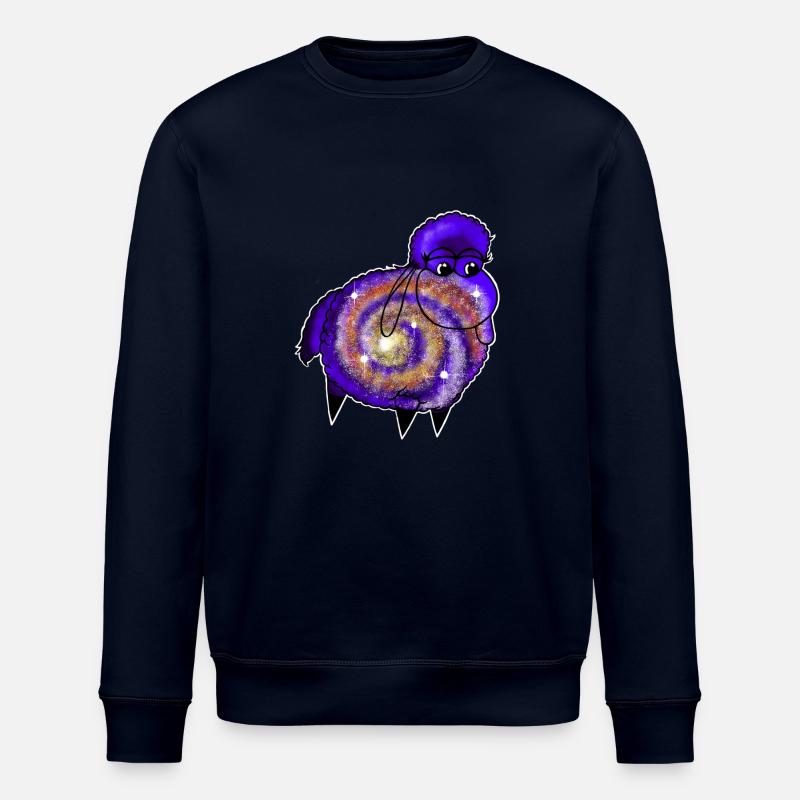 Wolly Sheepling Galaxy Gaming - Stanley/Stella ROLLER Unisex Organic Sweatshirt - navy